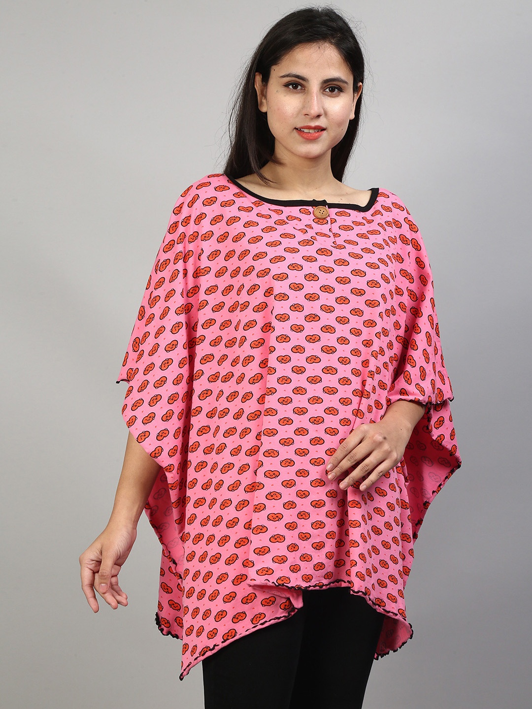 

SillyBoom Women Maternity Feeding Poncho, Pink