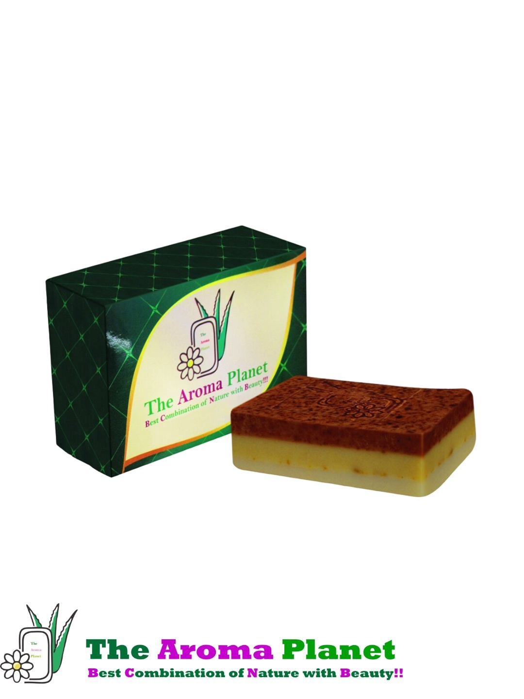 

The Aroma Planet Sandalwood Multani Mitti Soap Bar 100g, White