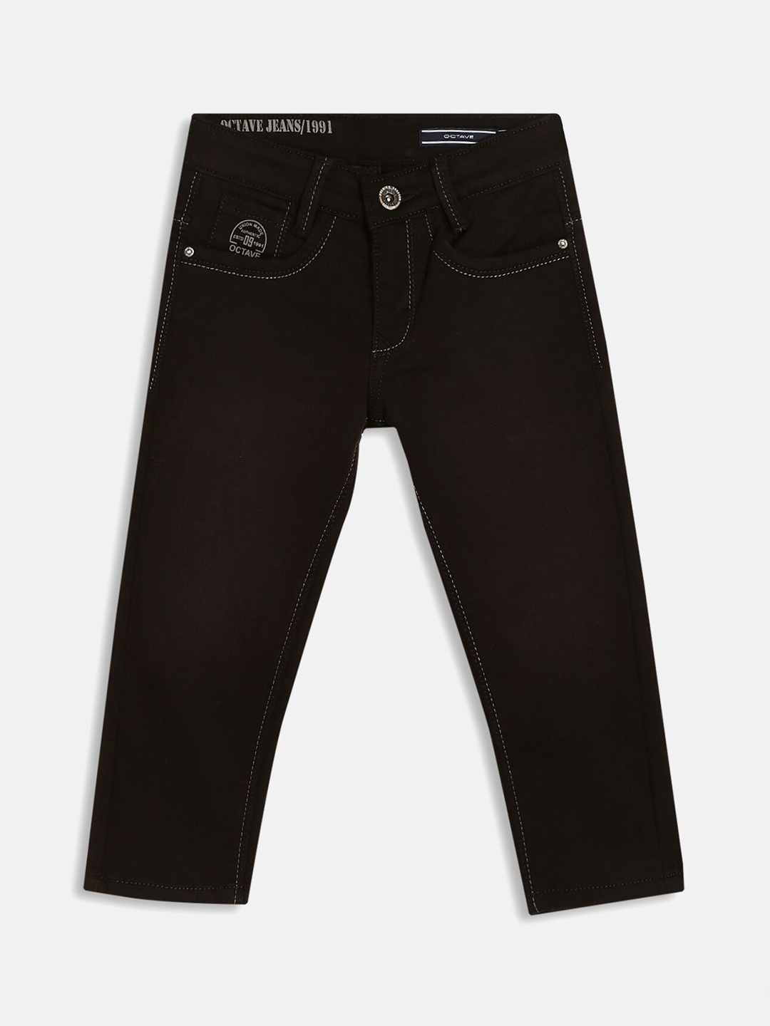 

Octave Boys Black Stretchable Cotton Jeans