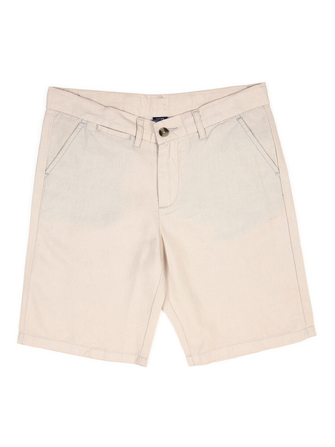 

Peter England Boys Cream-Coloured Pure Cotton Shorts