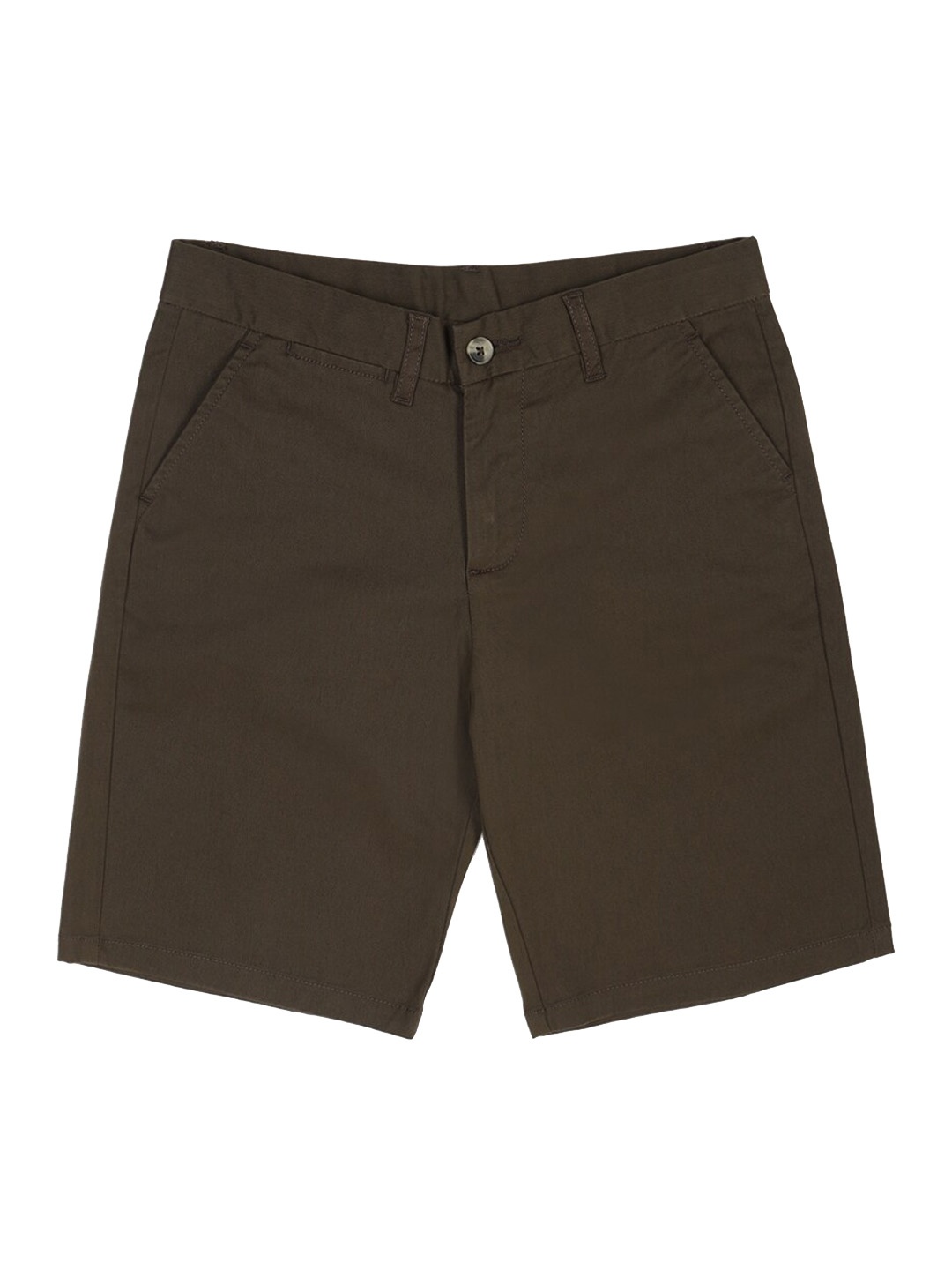 

Peter England Boys Brown Pure Cotton Shorts