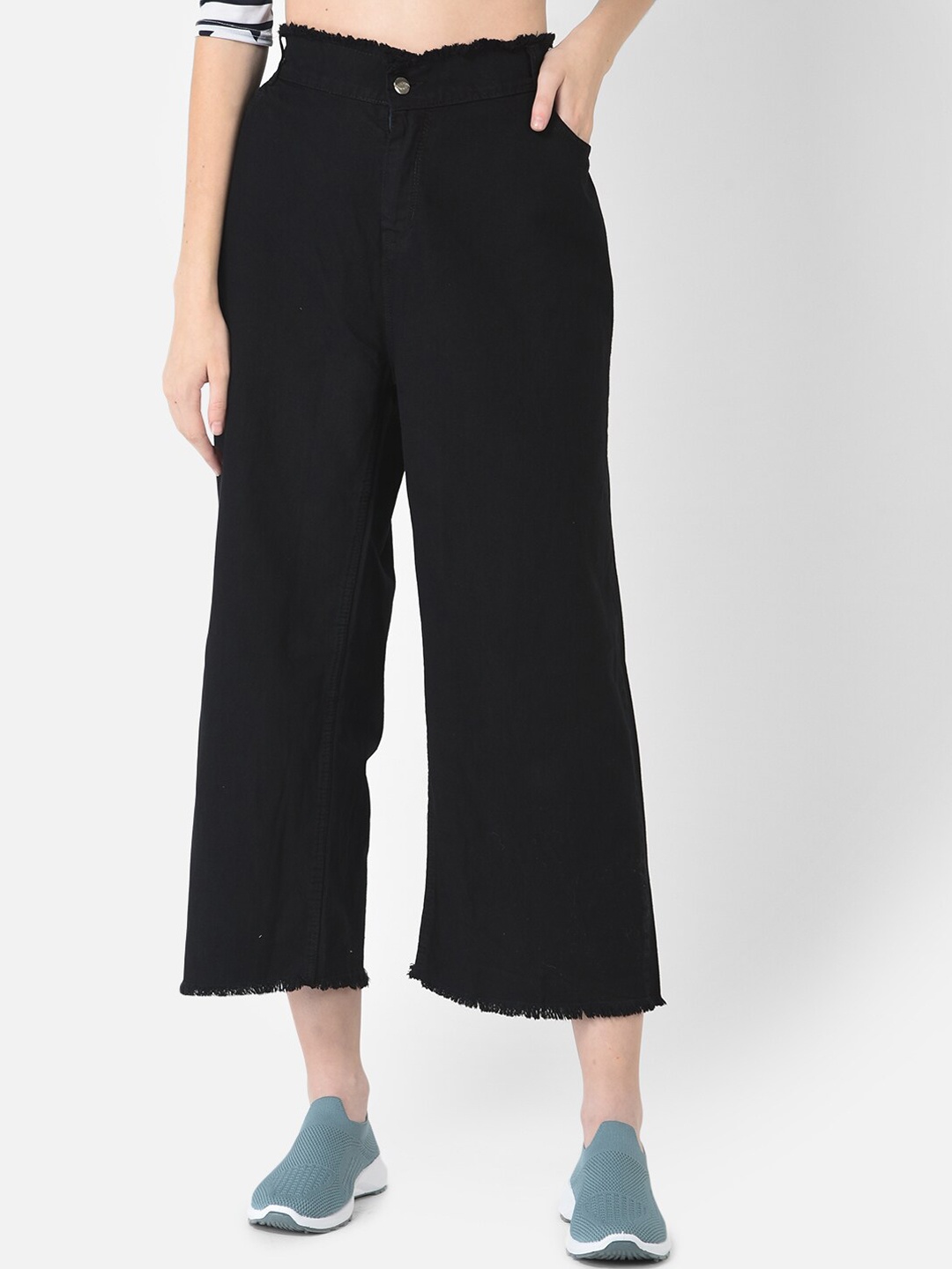 

FNOCKS Women Black Slim Fit High-Rise Stretchable Jeans