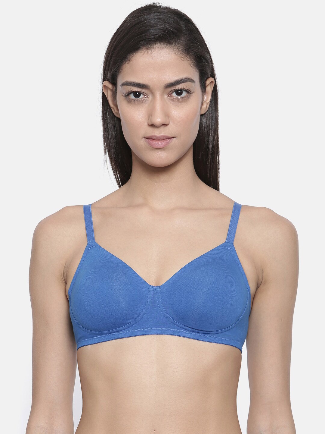 

Bitz Blue Solid Everyday Bra