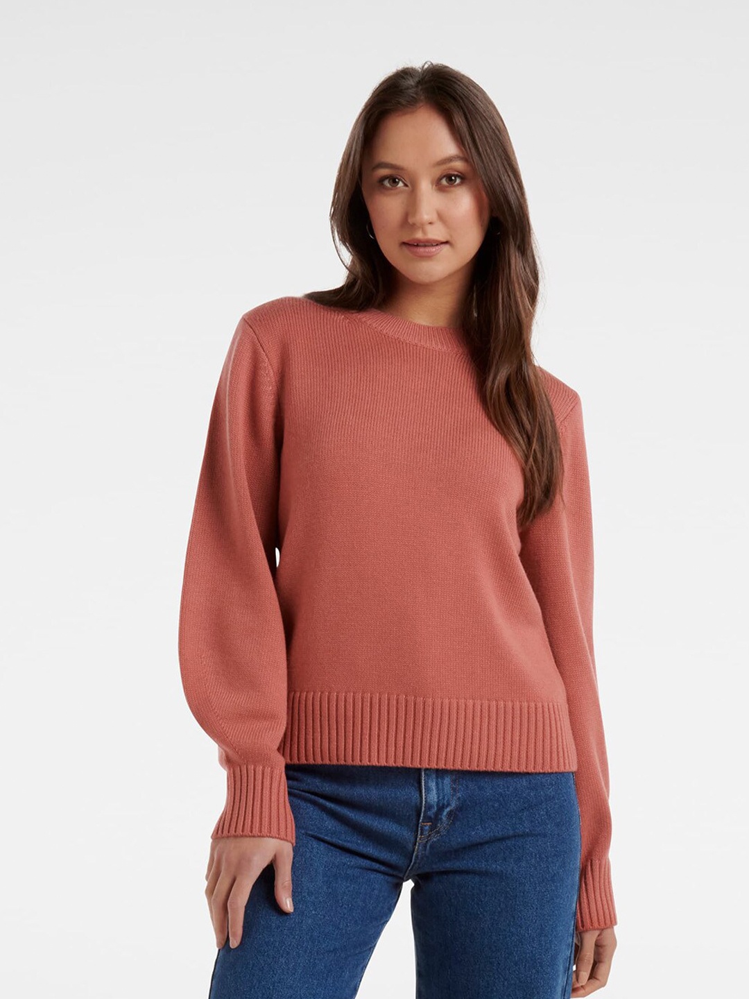 

Forever New Women Pink Pullover