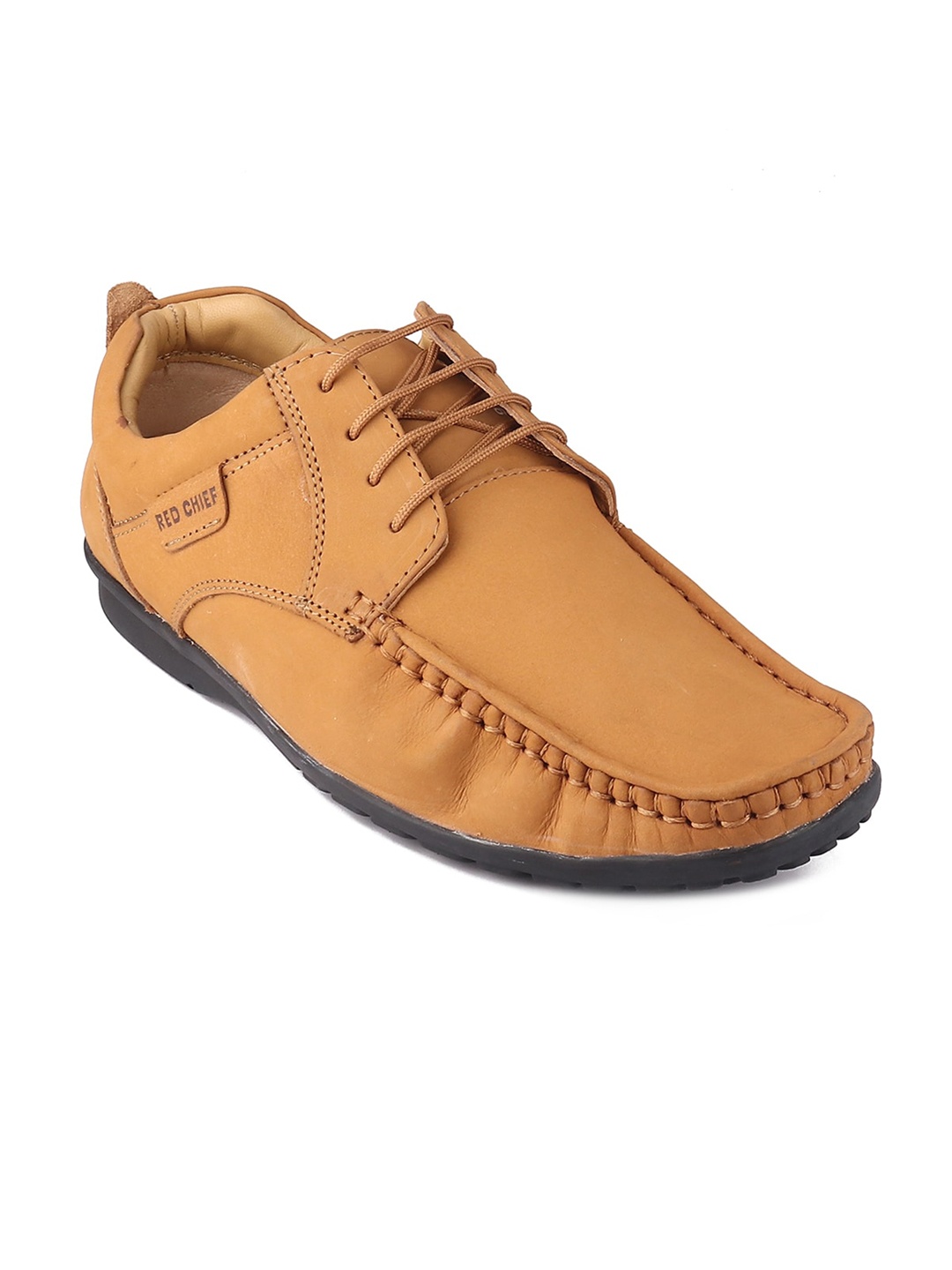 

Red Chief Men Rust Leather Loafers