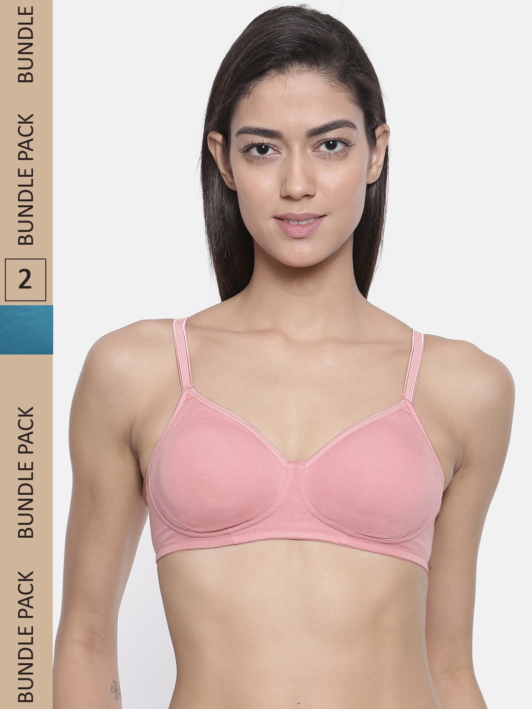 

Bitz Set of 2 Blue & Pink Everyday Bra