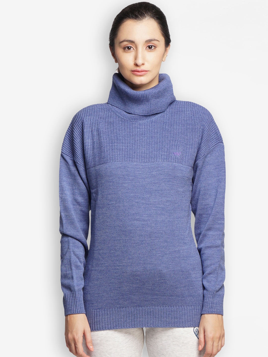 

Wildcraft Women Blue Pullover