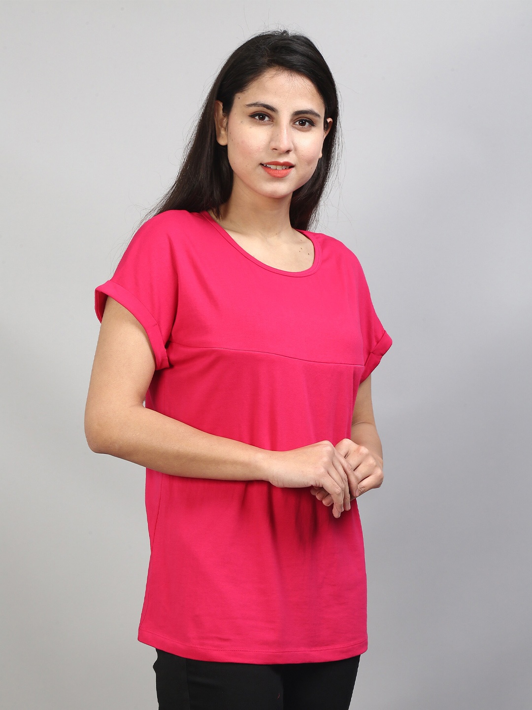 

SillyBoom Women Pink T-shirt