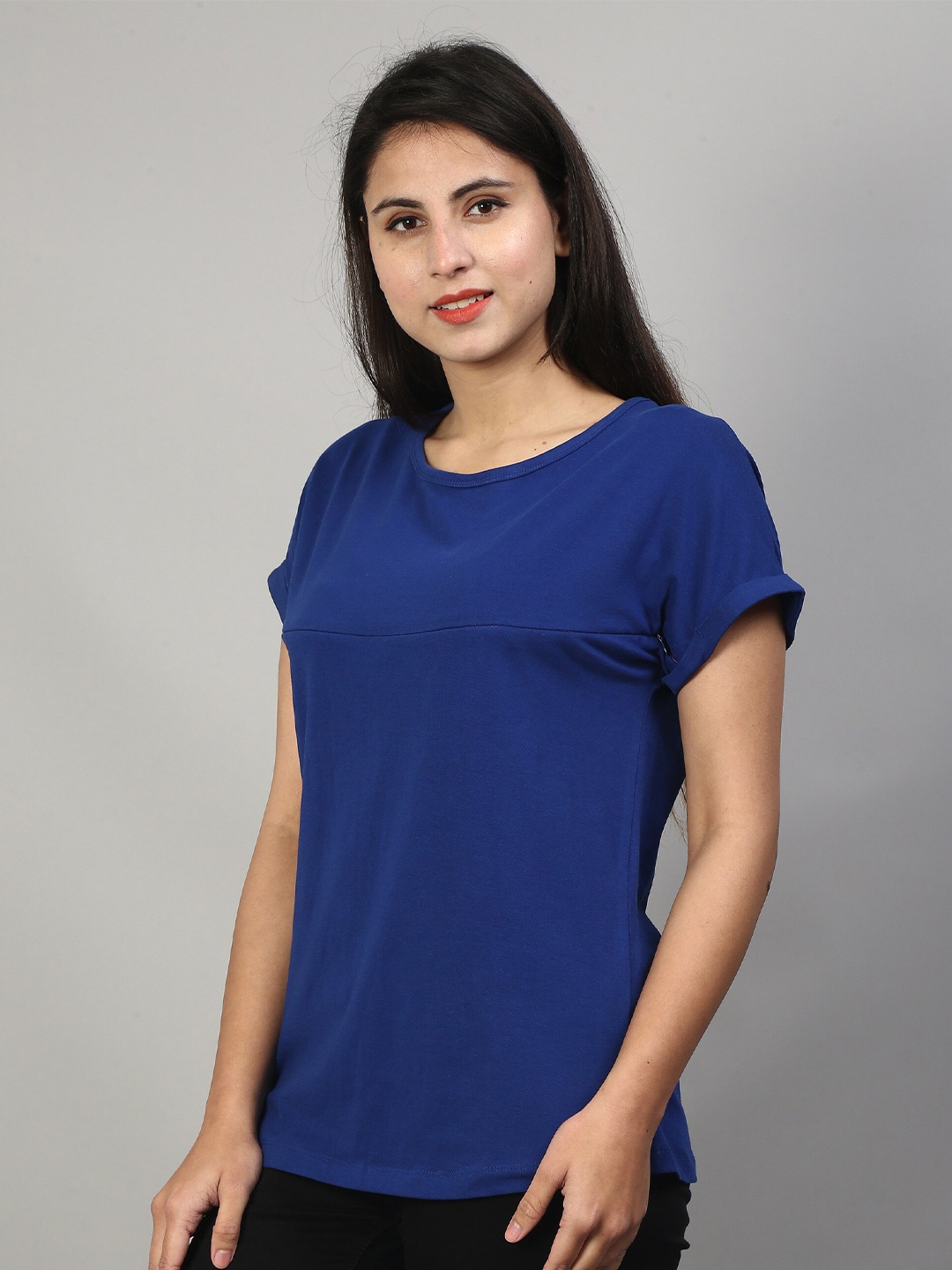 

SillyBoom Women Blue T-shirt