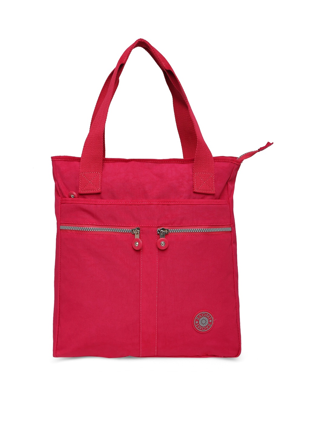 

BAOMI Red Structured Tote Bag
