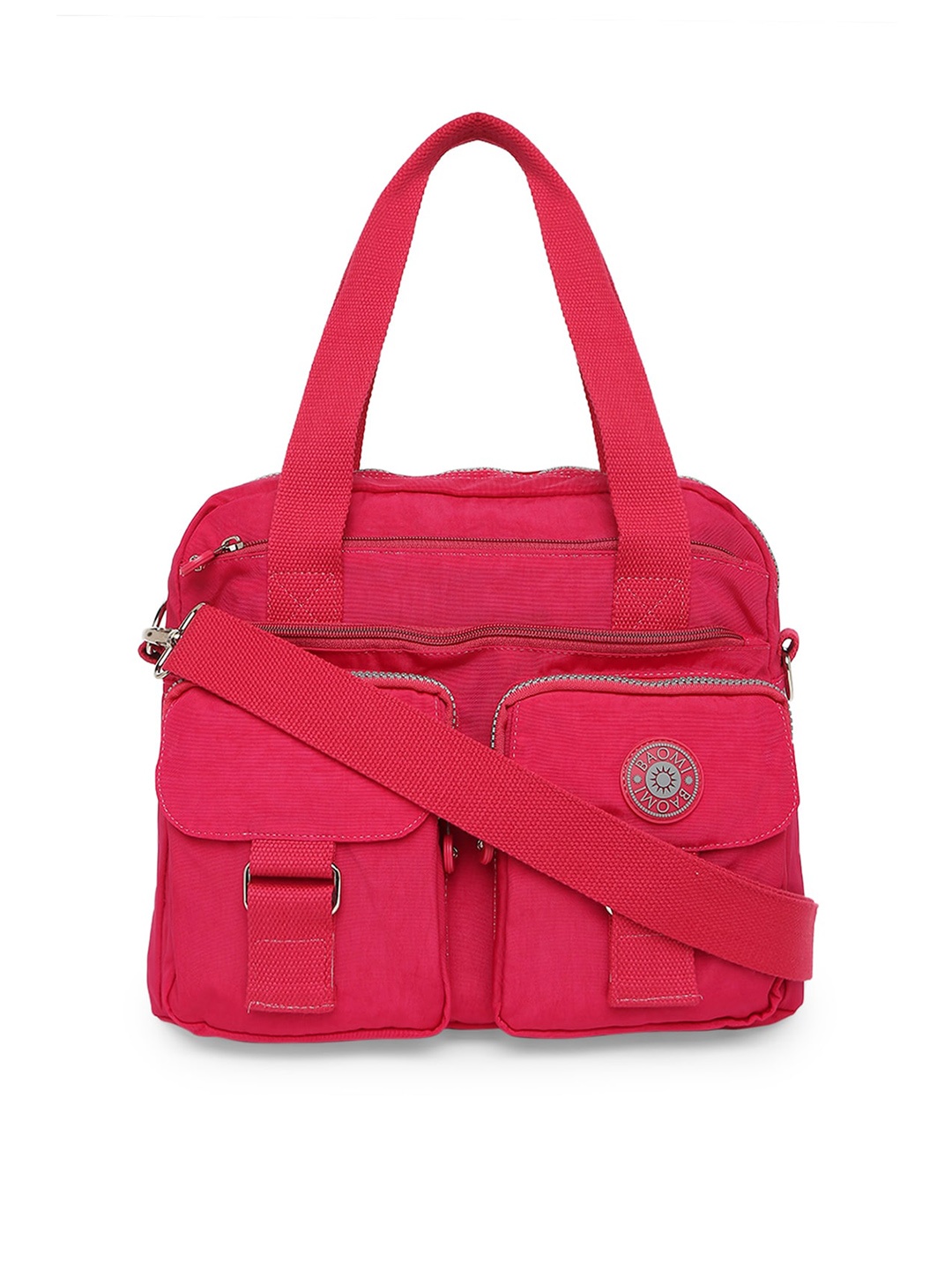 

BAOMI Red Structured Shoulder Bag