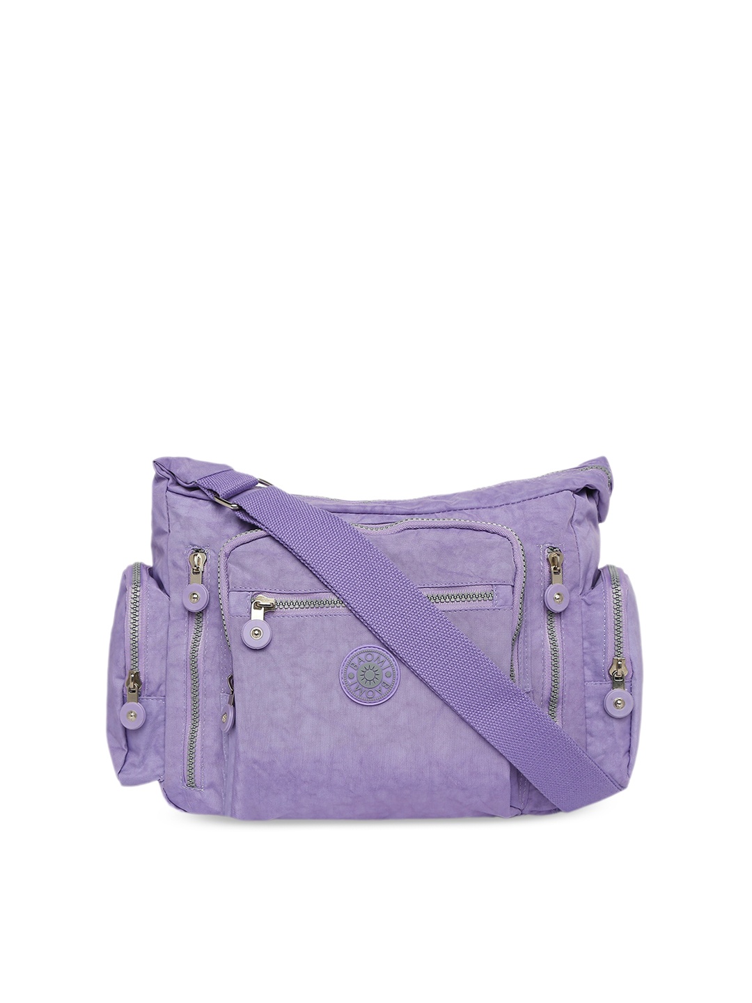 

BAOMI Lavender Structured Sling Bag