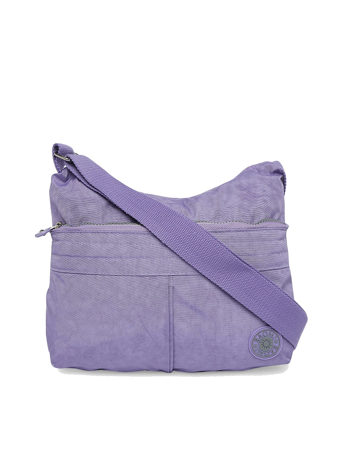 

BAOMI Lavender Structured Sling Bag