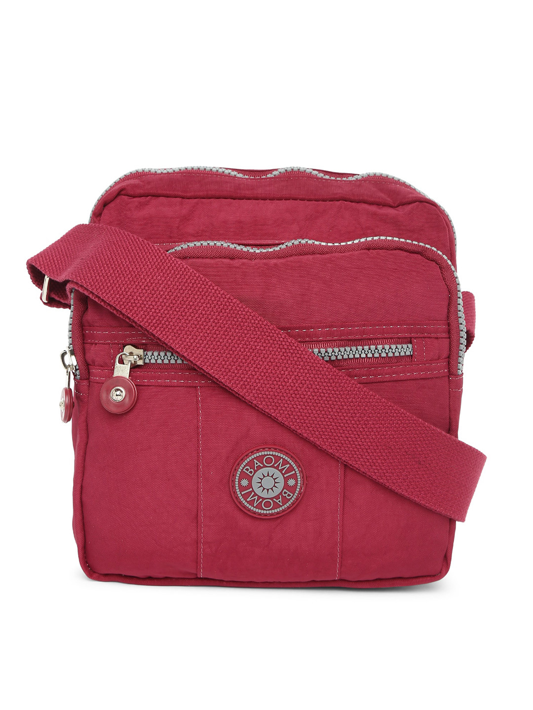 

BAOMI Red Structured Handheld Bag