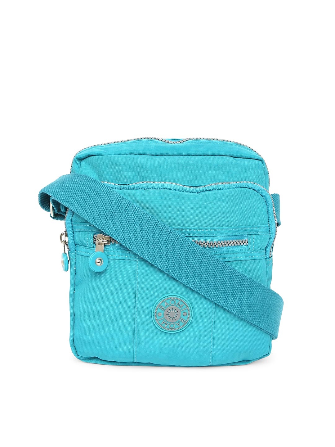 

BAOMI Blue Oversized Structured Sling Bag