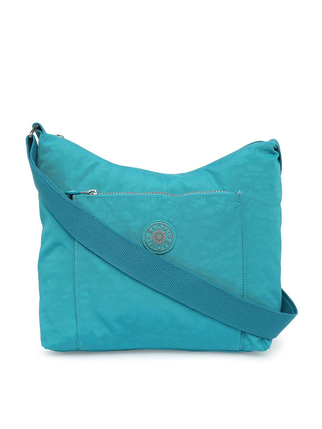 

BAOMI Blue Structured Sling Bag