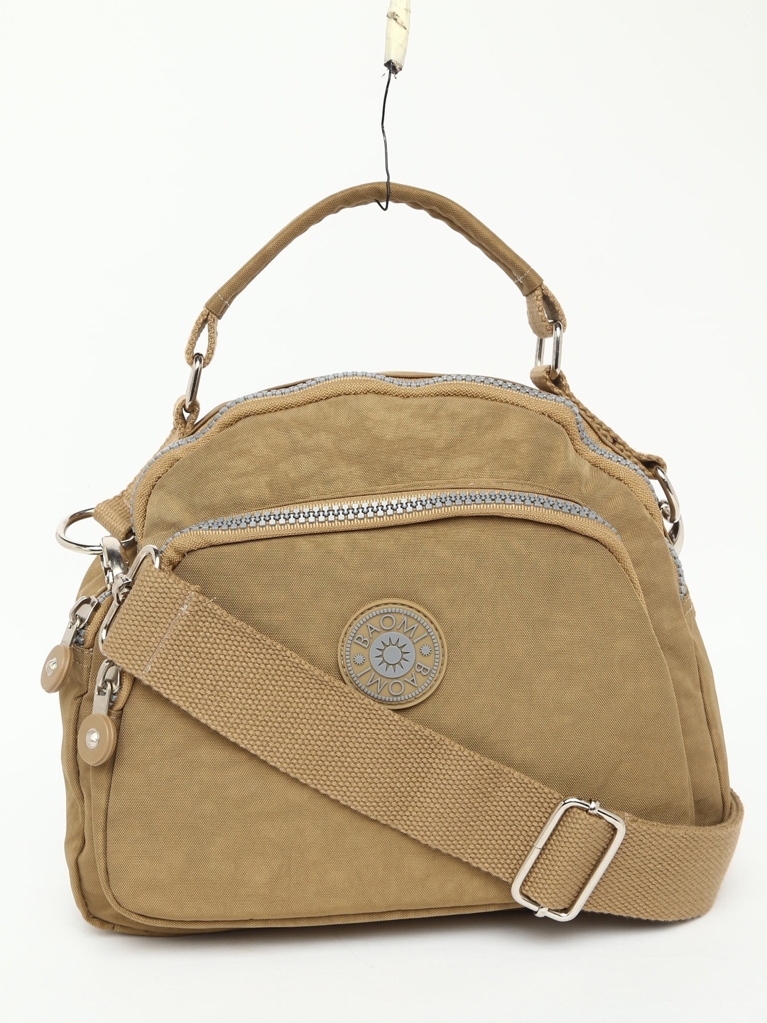 

BAOMI Yellow Structured Sling Bag