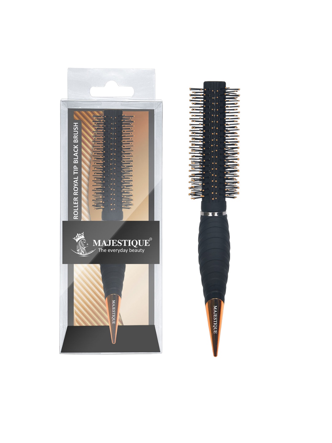 

MAJESTIQUE Round Brush Hair Brush For Blow Drying Is Perfect To Style Short Hair Style, Multi