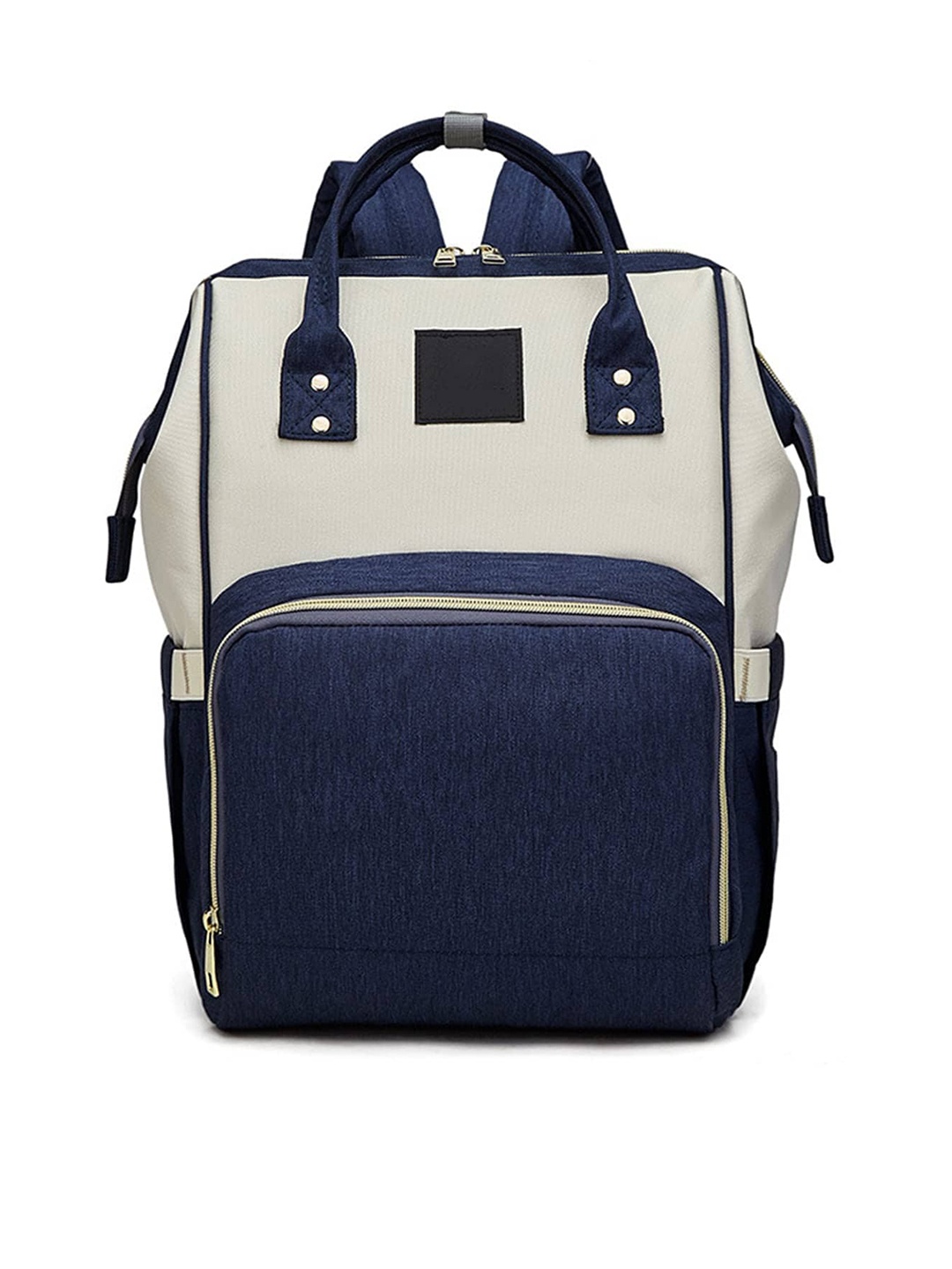 

HOUSE OF QUIRK Navy Blue Solid Maternity Diaper Bags