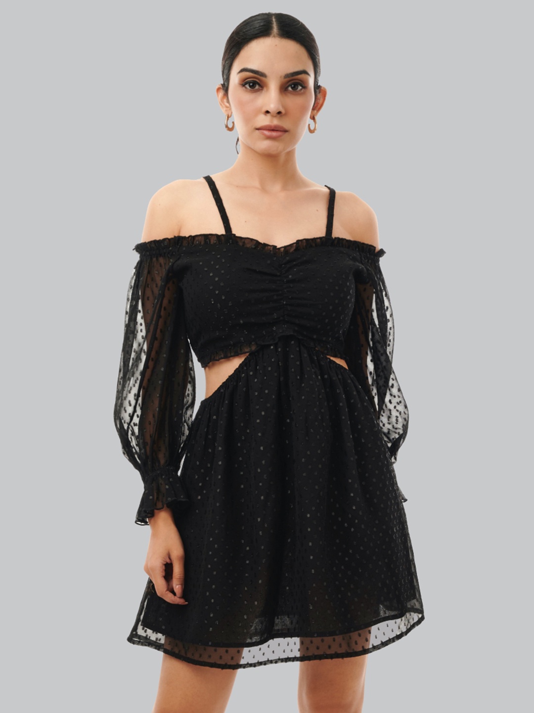 

Style Island Black Off-Shoulder Dress