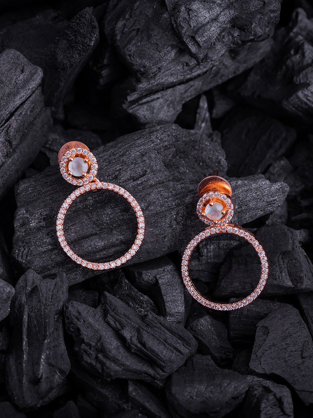 

Brandsoon Rose Gold-Plated Classic Drop Earrings