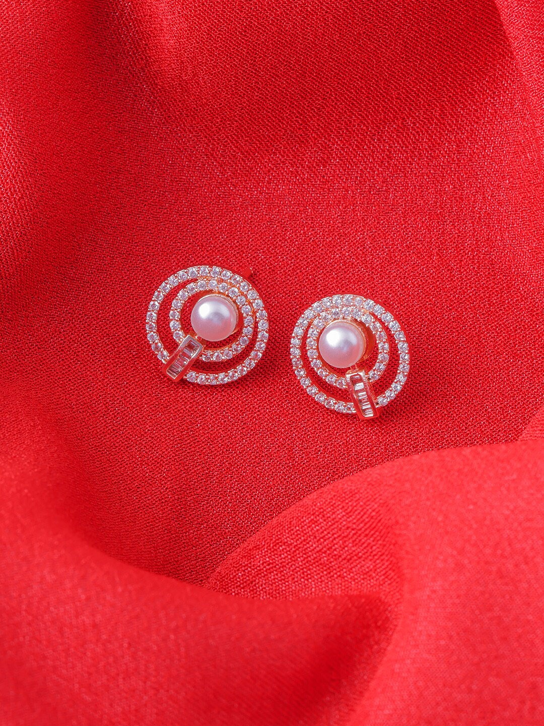 

Brandsoon Rose Circular Studs Earrings