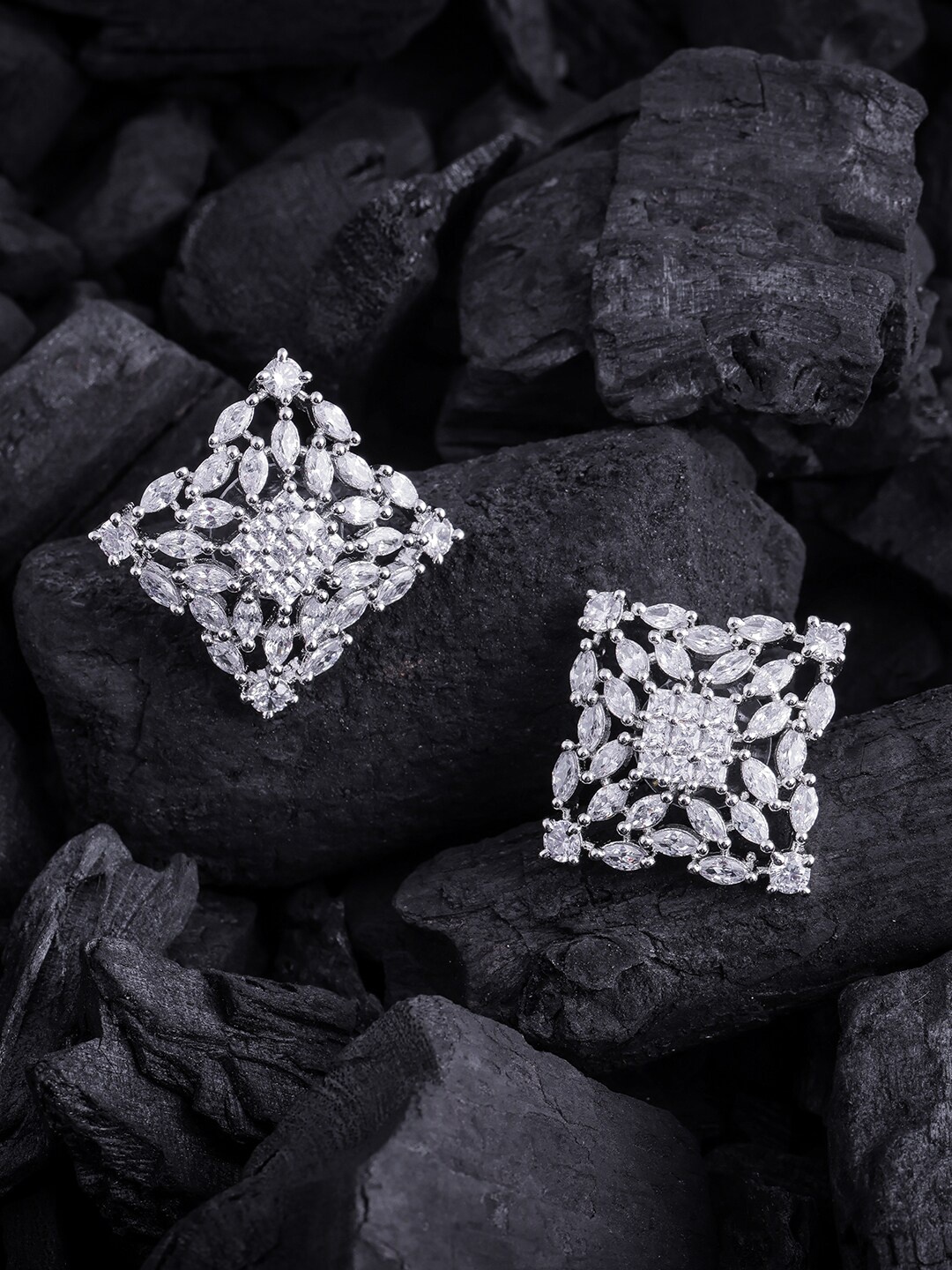

Brandsoon Silver-Plated Classic Studs Earrings