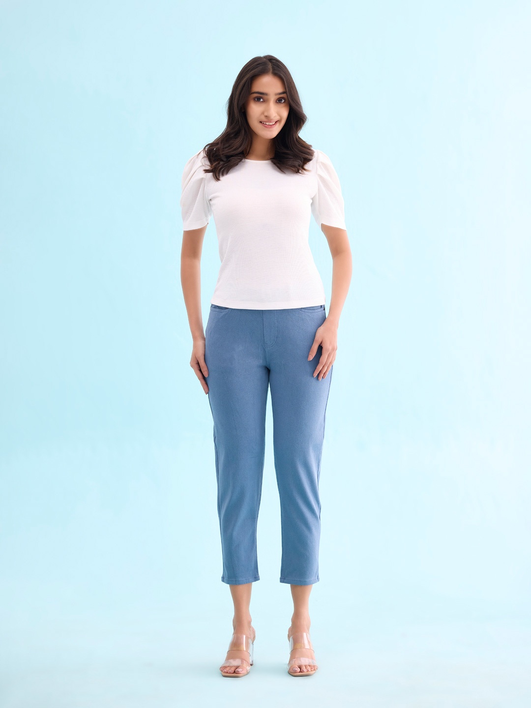 

Go Colors Women Blue Slim Fit Jeggings