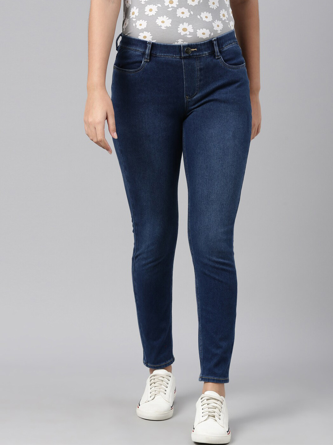 

Go Colors Women Blue Slim Fit Jeggings