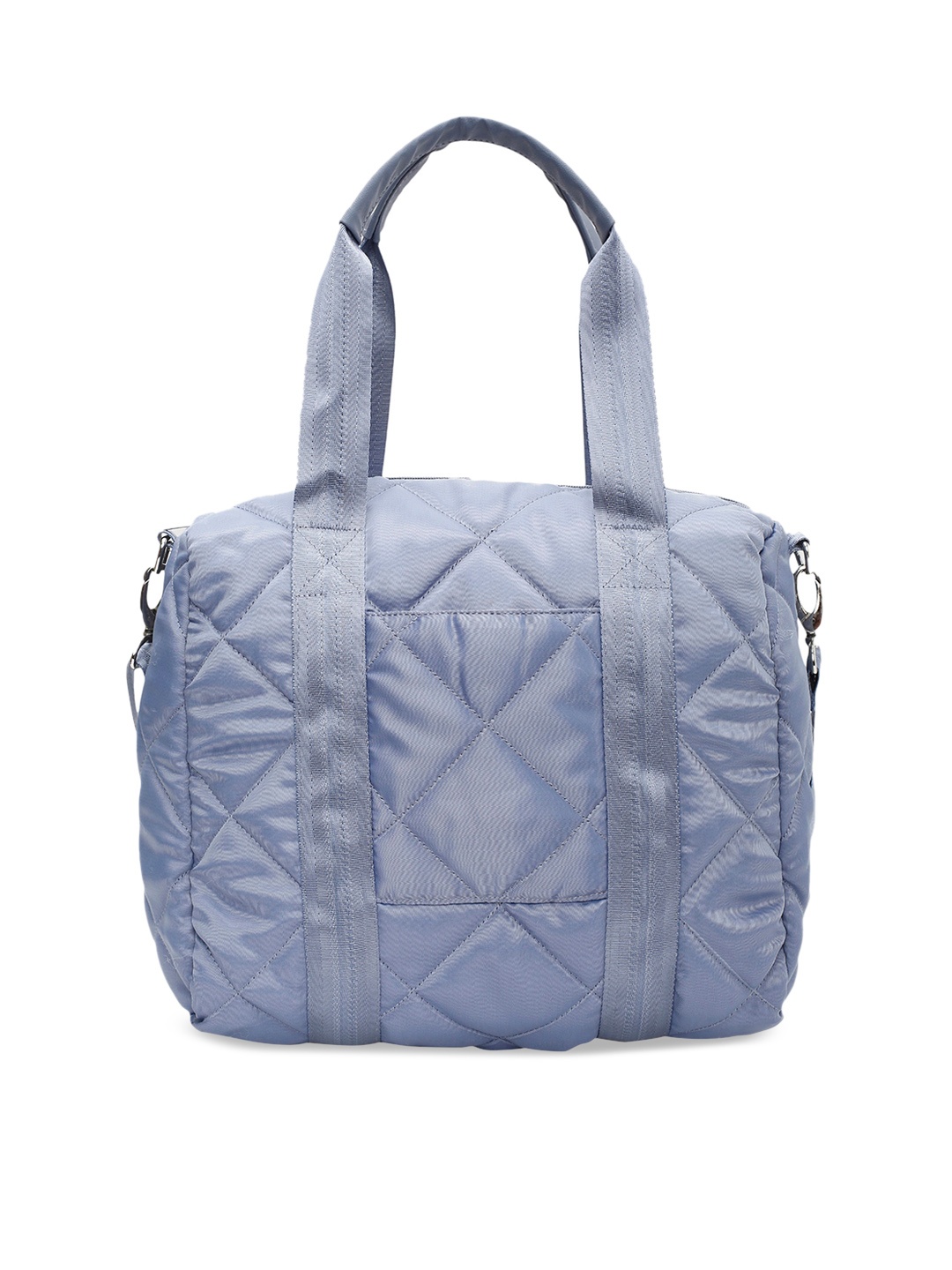 

max Blue Oversized Shopper Handheld Bag with Quilted