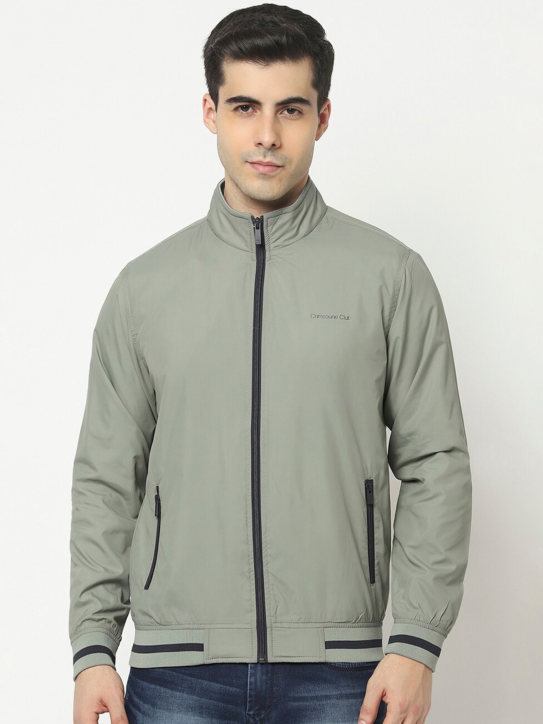

Crimsoune Club Men Green Bomber Jacket