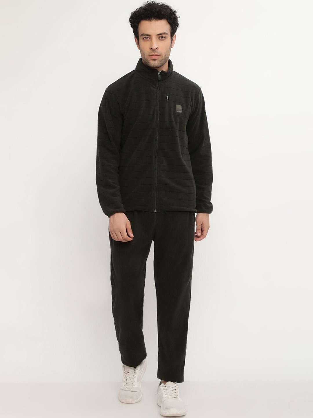 

Octave Men Olive Green Solid Tracksuits