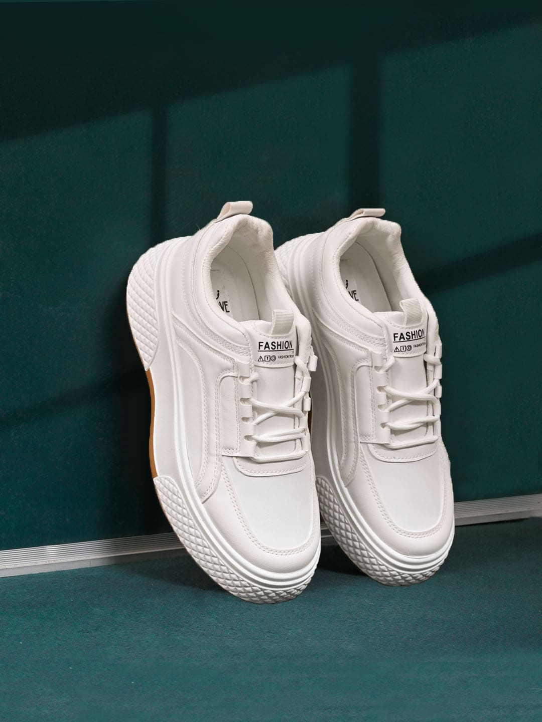 

Jove Women White Sneakers
