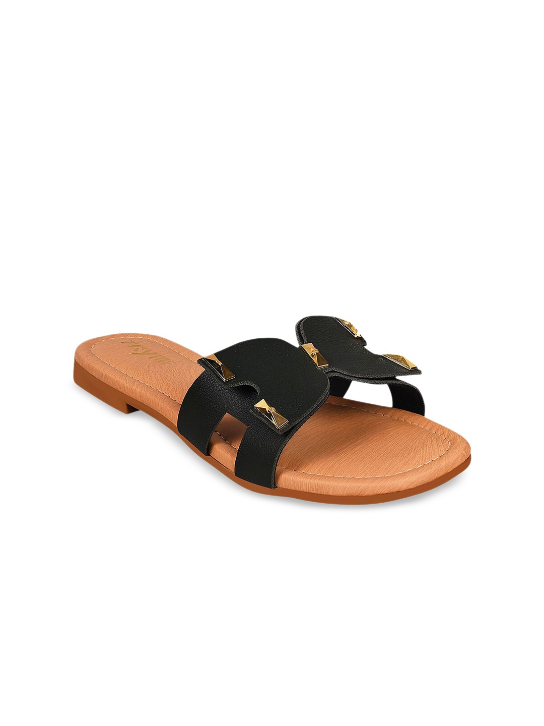 

Try Me Women Black Open Toe Flats