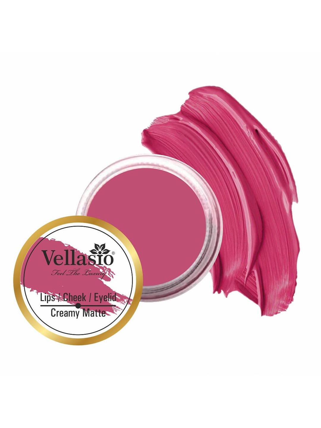 

Vellasio Creamy Matte SPF 30 Lip Cheek & Eye Tint 7g - Cheek Blush, Pink