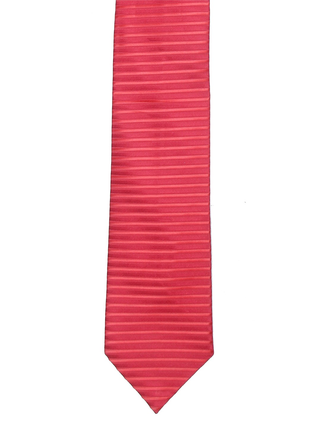 

Calvadoss Men Red Striped Broad Tie