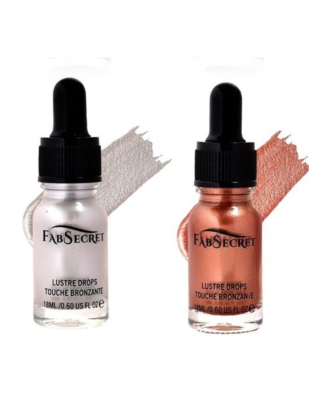

Fabsecret Liquid Glow Shimmer Shiny Bronzer Longlasting Glittering Face Illuminator Makeup Highlighter 18ml, Multi