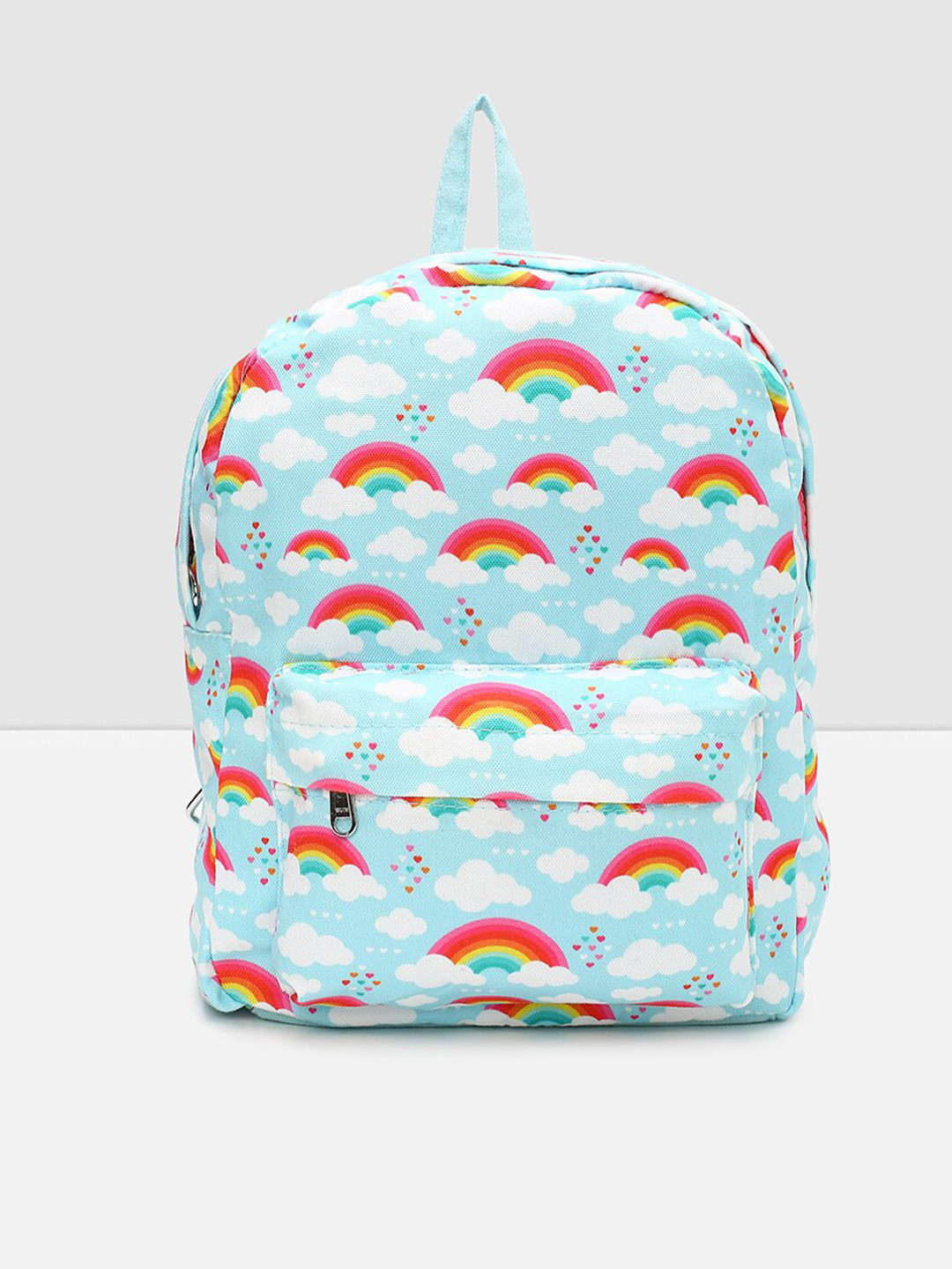 

max Boys Blue & Red Graphic Printed Backpack