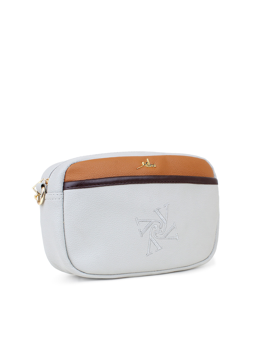 

yelloe Women Grey Structured Sling Bag