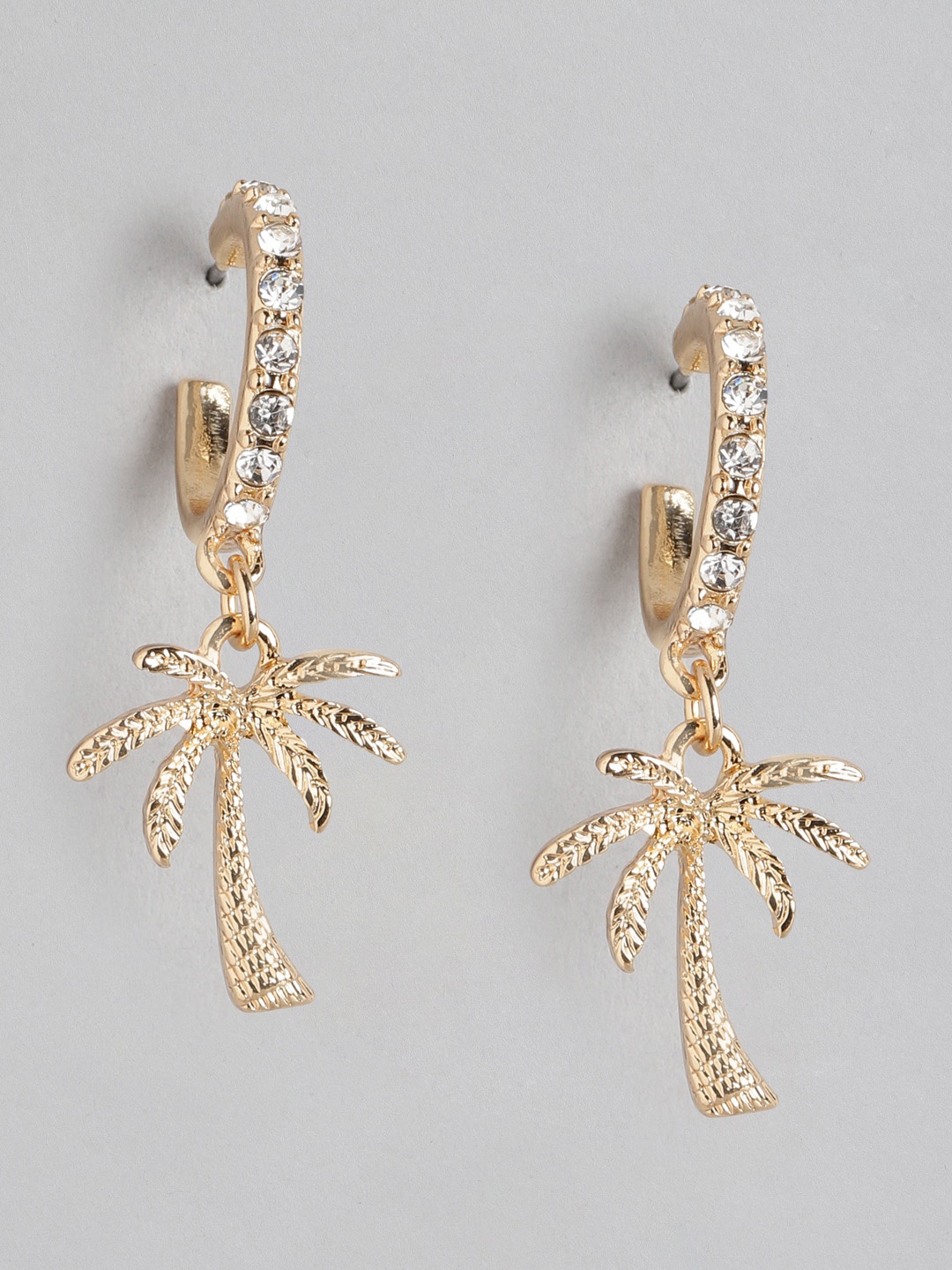 

Forever New Gold-Toned Classic Half Hoop Earrings