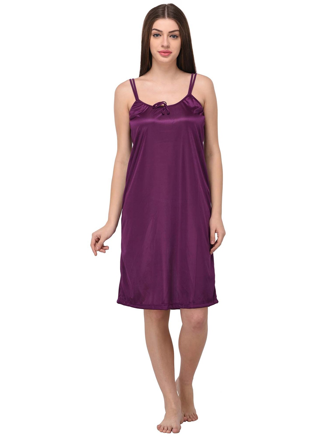 

YOU FOREVER Women Purple Nightdress