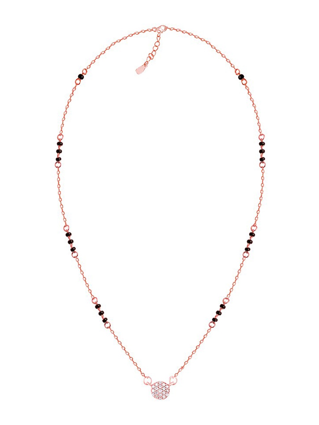 

GIVA Rose Gold-Plated 925 Sterling Silver Zircon Embellished Mangalsutra