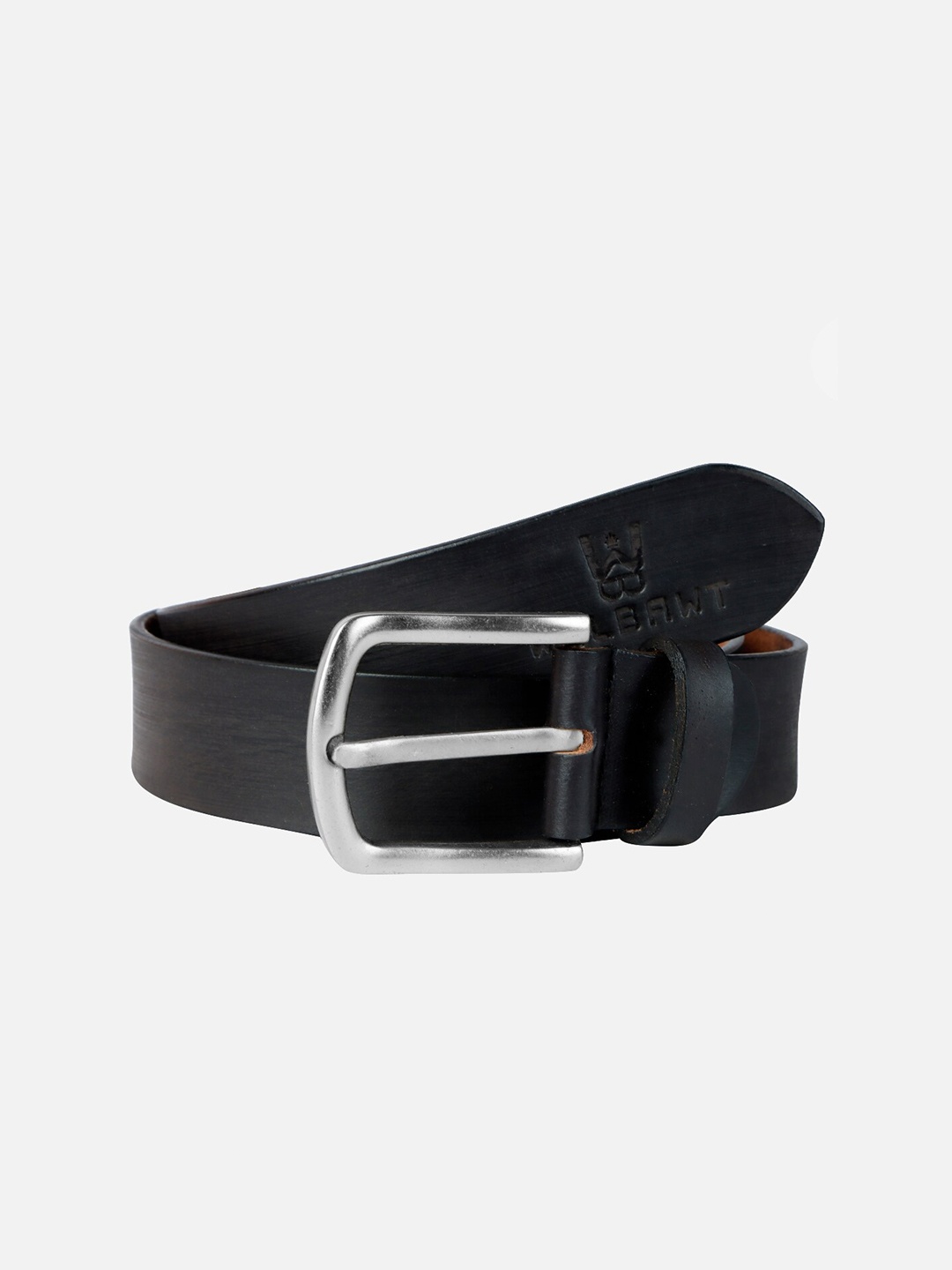 

WELBAWT Men Black Leather Belt