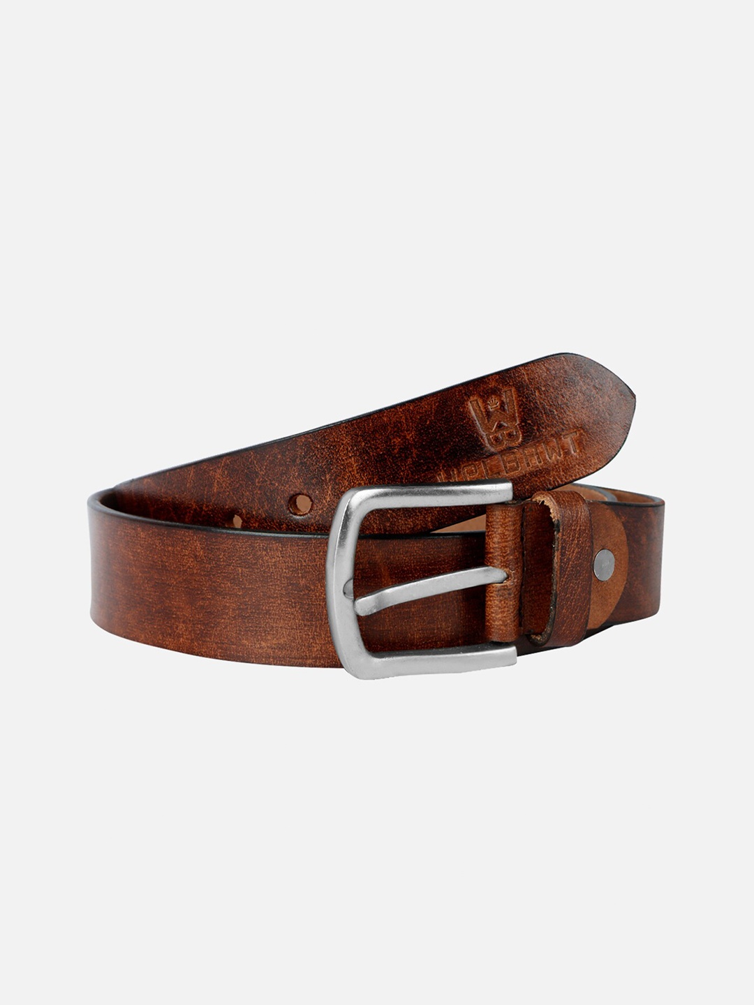 

WELBAWT Men Brown Leather Belt