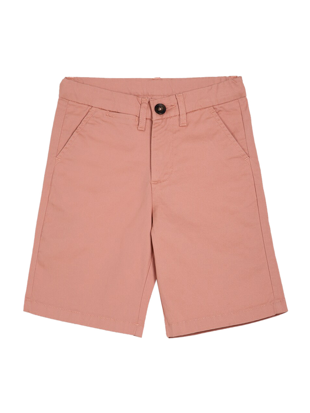 

Peter England Boys Pink Cotton Shorts