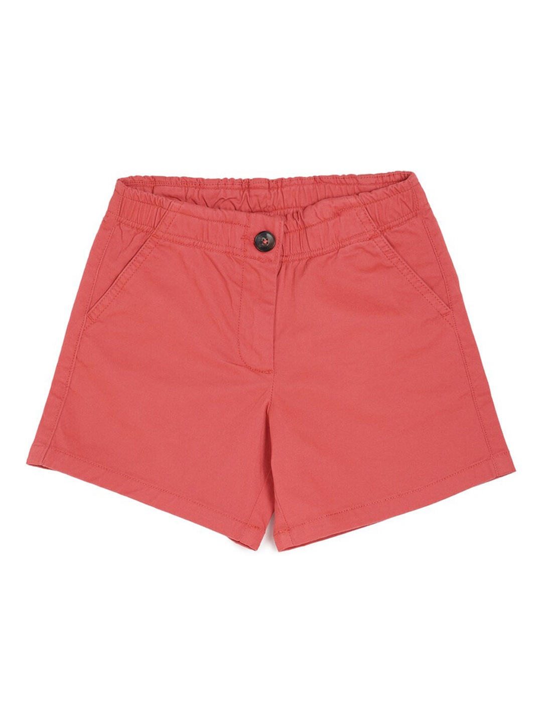 

Peter England Girls Red Cotton Shorts