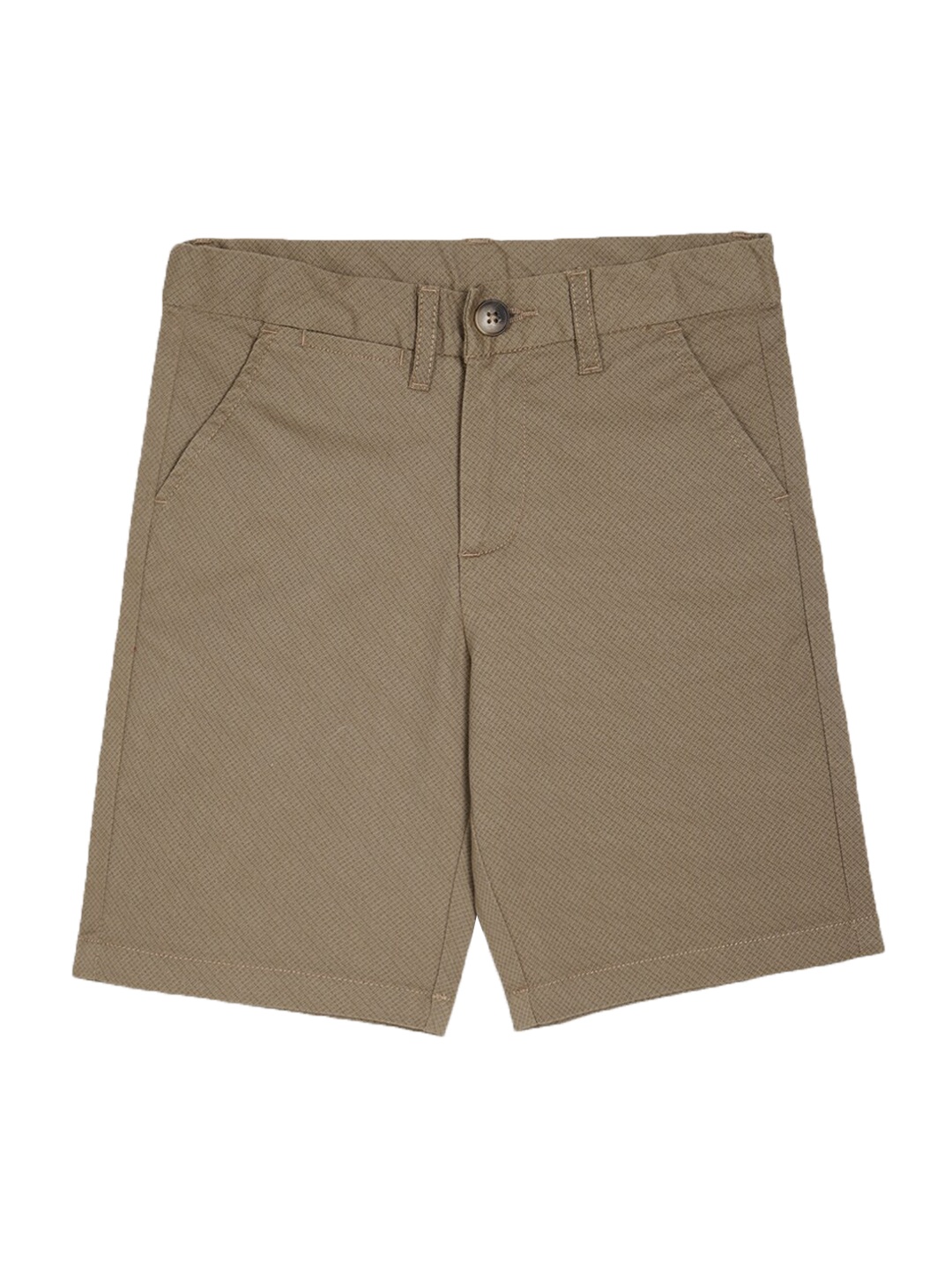 

Peter England Boys Pure Cotton Short, Brown