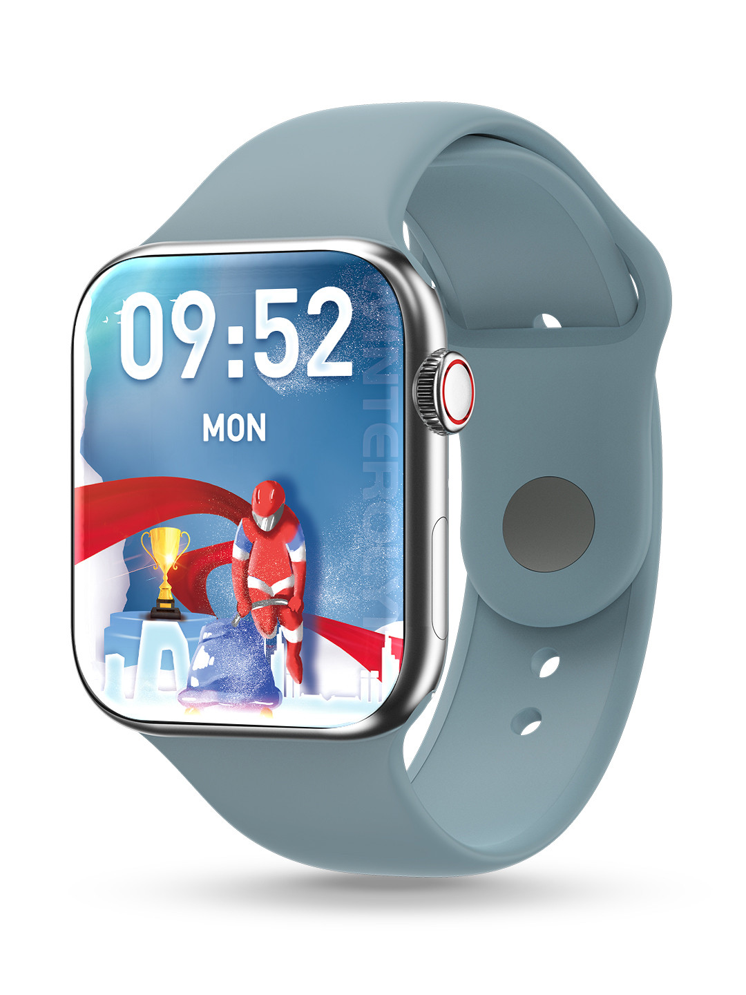 

pebble Grey BT Calling with 2.5D Curved HD Display AI Voice Assist Misty Smart Watch
