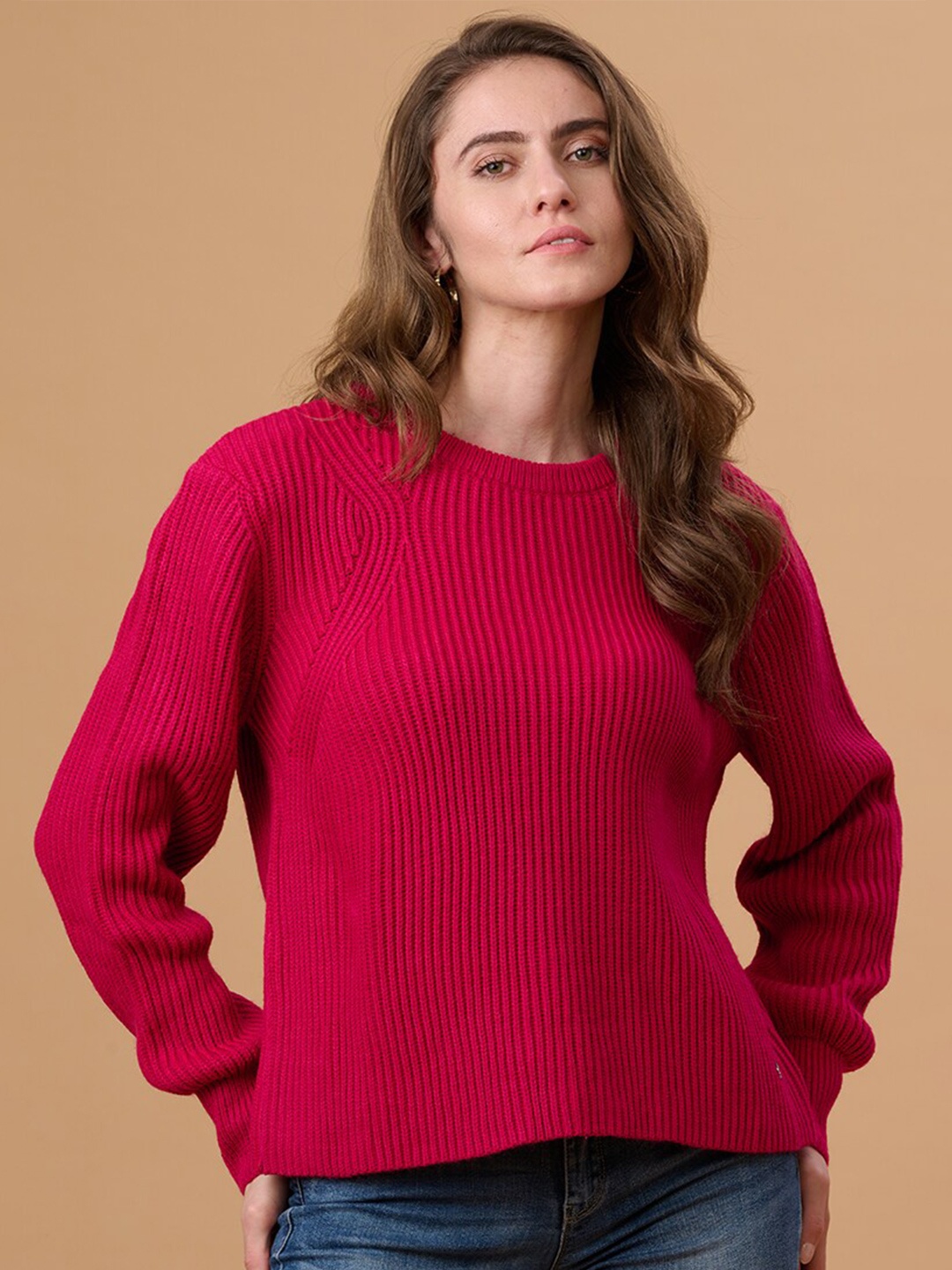 

Gipsy Women Red Striped Pullover