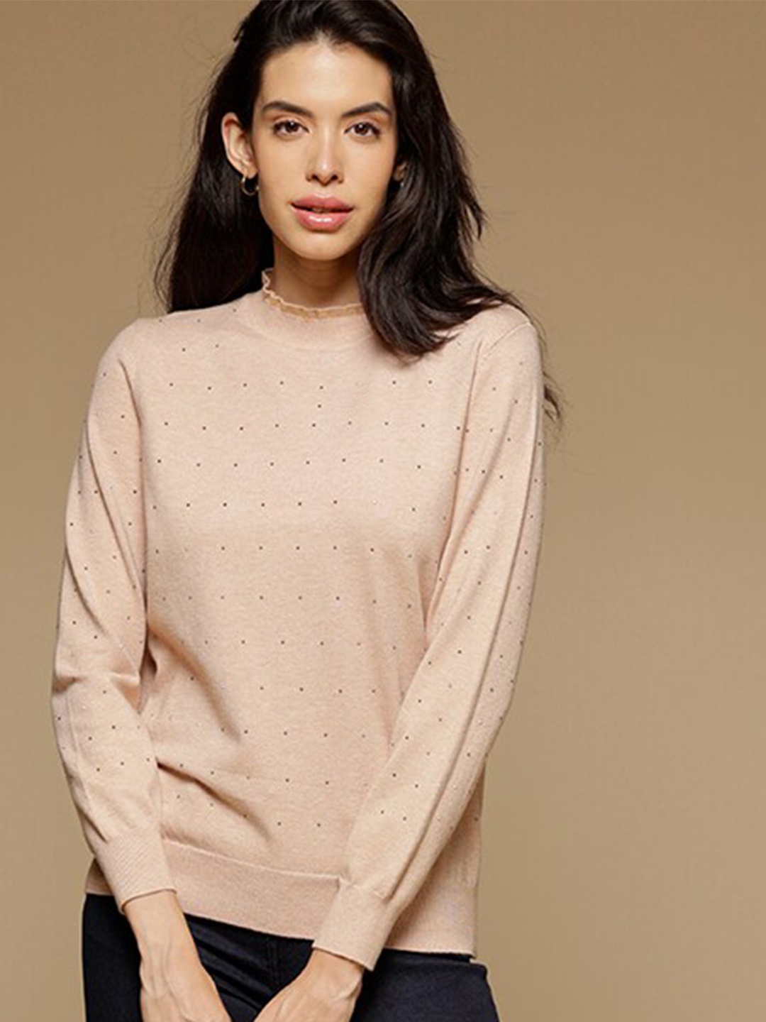 

Gipsy Women Pink Printed Pullover